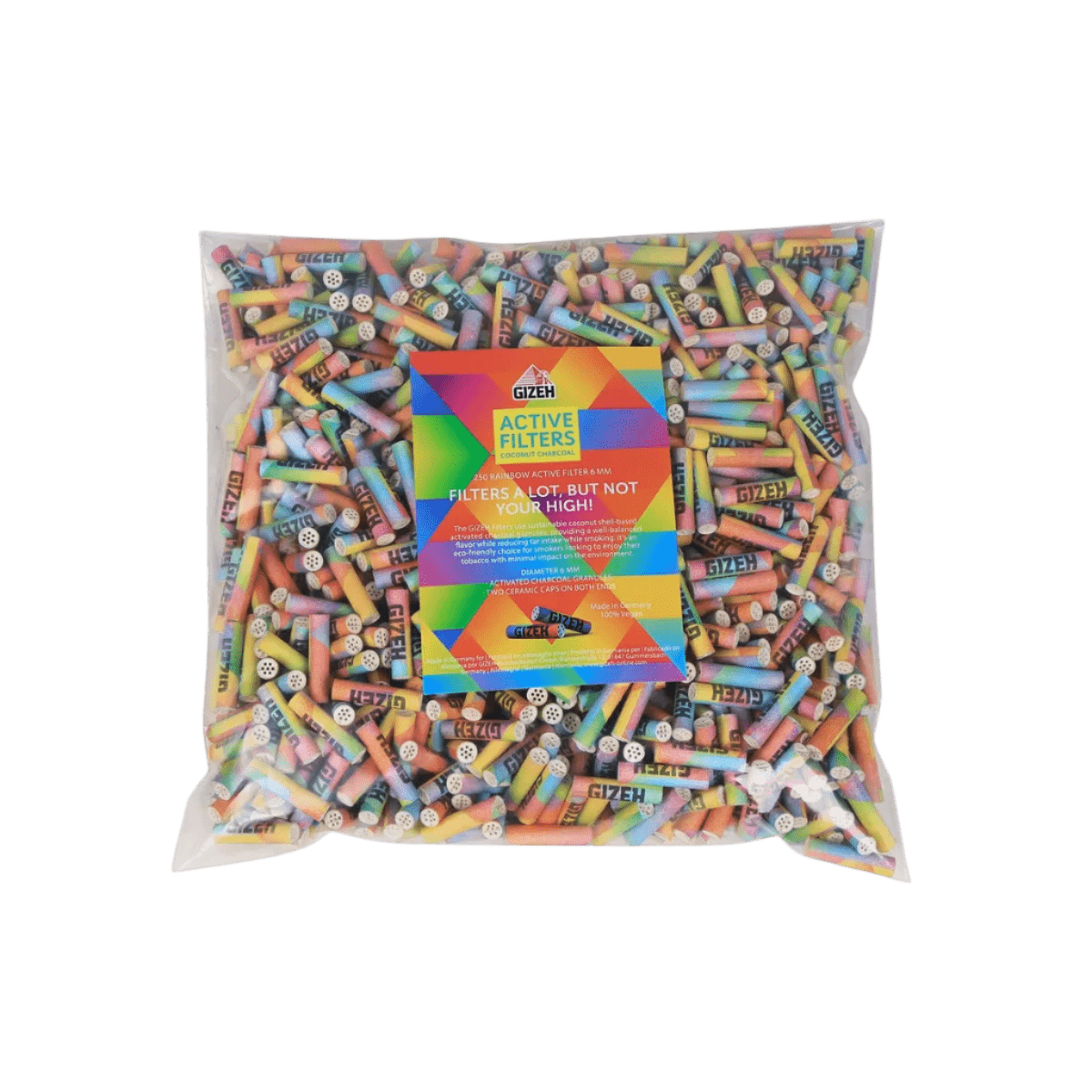 Gizeh 6mm Active Carbon Filter - Terp Temptation - ACESSOIRES - GIZEH