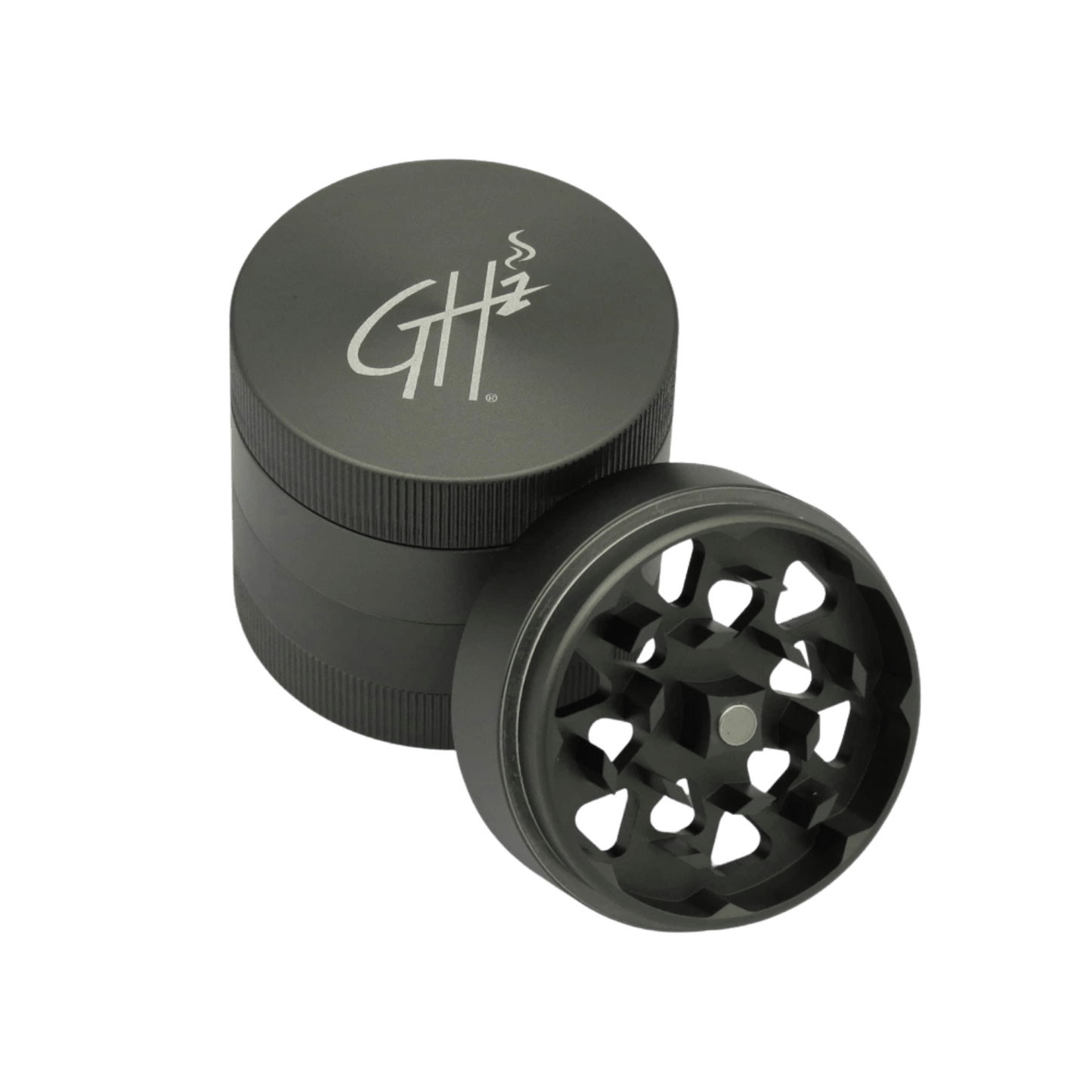 Global Headz Grinder 55mm Grey Aircraft Grinder - Terp Temptation - ACESSOIRES - GLOBAL HEADZ
