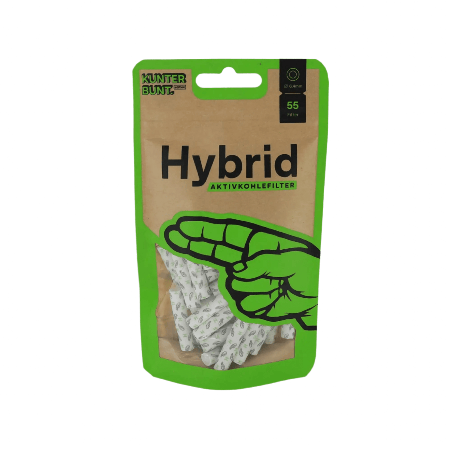 Hybrid 6mm Supreme Filter 55 pcs. Bag - Terp Temptation - ACESSOIRES - HYBRID