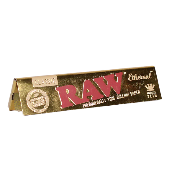 RAW ETHEREAL ROLLING PAPERS GOLD