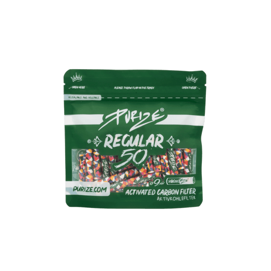 Purize Regular Size 9 mm Activated Charcoal Filter 50 pcs. Bag - Terp Temptation - ACESSOIRES - PURIZE