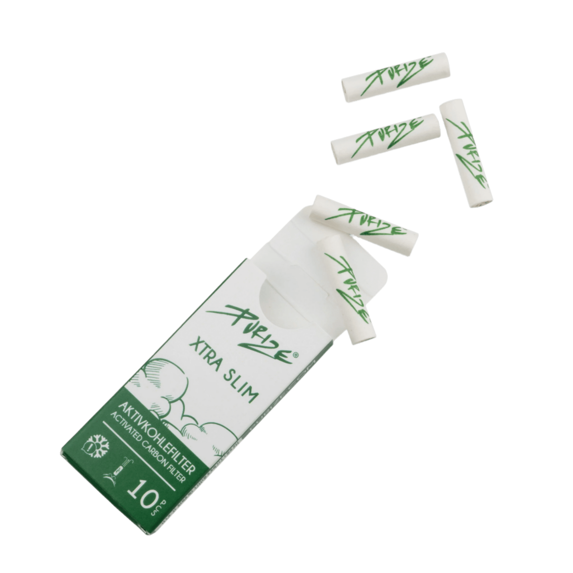 Purize XTRA Slim 9 mm Activated Charcoal Filter 10 pcs. Box