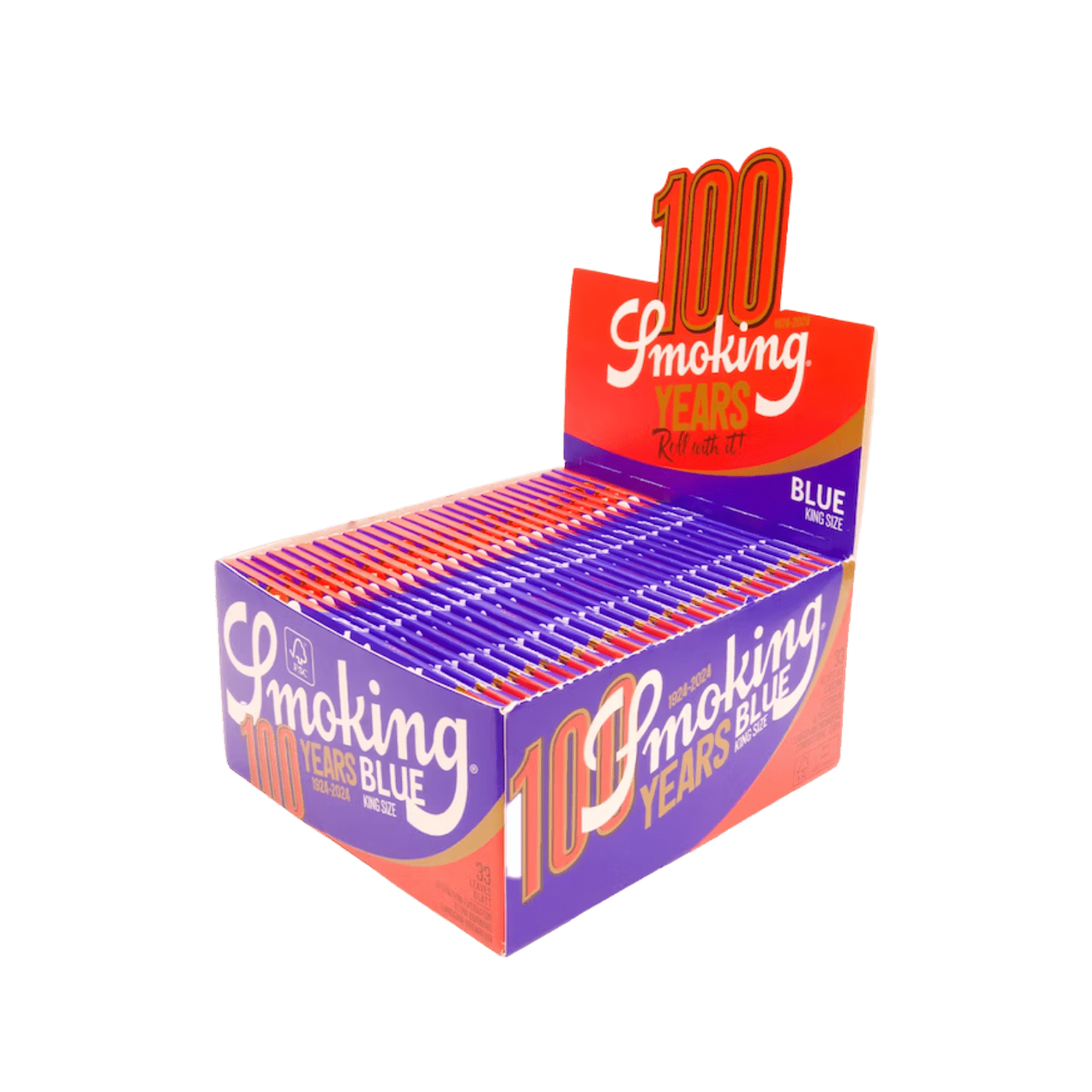 Smoking King Size Blue 100 Years Edition Rolling Papers - Terp Temptation - ACESSOIRES - SMOKING
